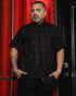 DARKNESS BAMBOO SHORT SLEEVE BUTTON UP - MENS